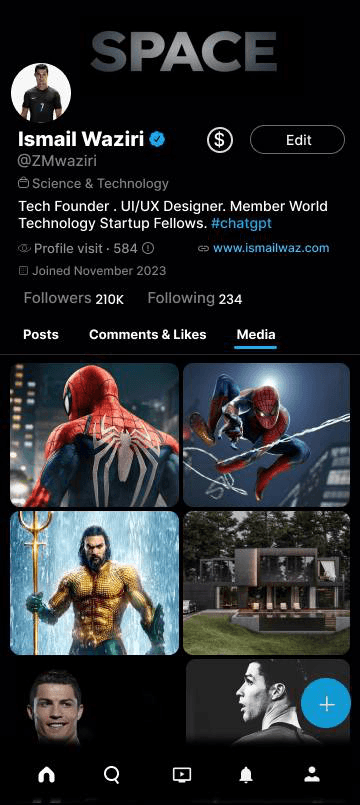 Fivgram App Screenshot 2